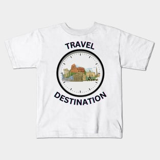 Travel to Rome Kids T-Shirt